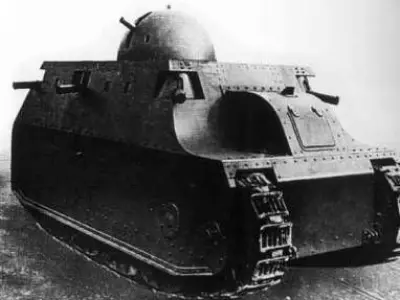 Fiat 2000 Tank Turret 3D print model