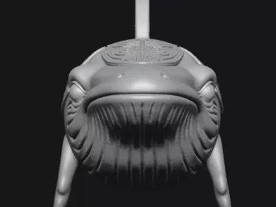 whale 3D print model