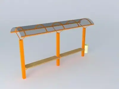 Bus stop  Free 3D model