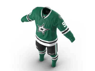 Hockey Clothes Dallas Stars 3D model