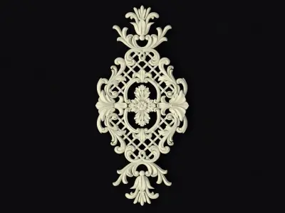 dekor ornament 3D model 10