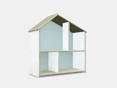 FLISAT Dolls house-wall shelf 1 Low-poly 3D model
