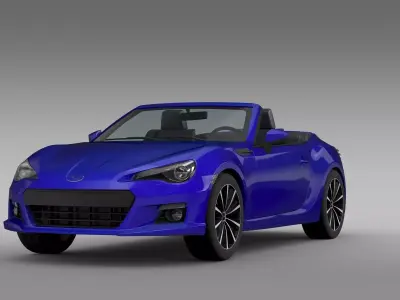 Subaru BRZ ZC6 Cabrio 2015 3D model
