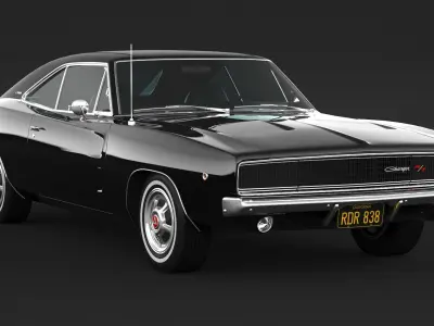 1968 Dodge Charger RT 3D model