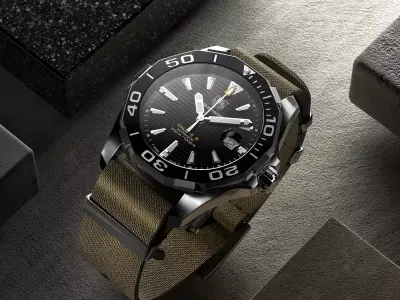 TAG Heuer Aquaracer  - Corona render  3D model