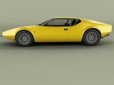 De Tomaso Pantera  1971 3D model