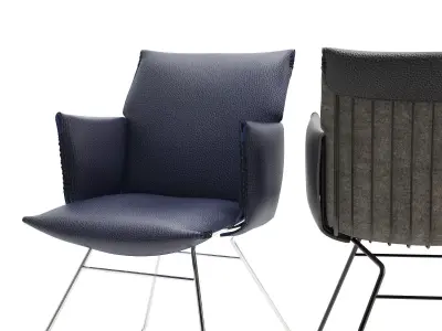 DS 515 Chair with Armrests 3D model