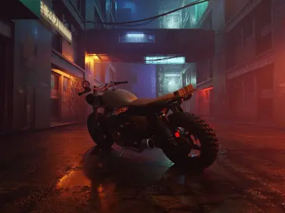 1 to 24 scale Motorcycle model for 3d printing 3D print model