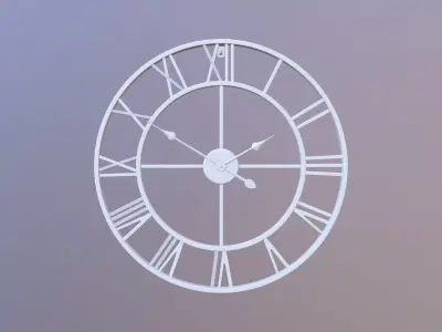 Wall Decor Clock 3D model