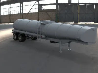 Printable 3D model Convoy Rubber Duck fuel Tanker trailer 3D print model