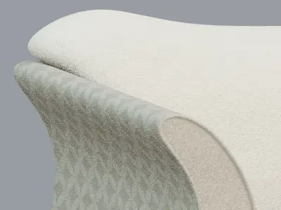 Camelback sofa 3D model
