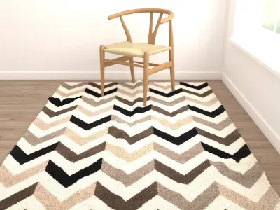 Rugs No 491 Low-poly 3D model