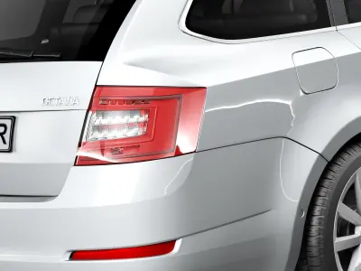 Skoda Octavia 2013 combi 3D model