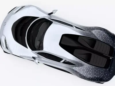 Mercedes-Benz AMG ONE 2023 Low-poly 3D model