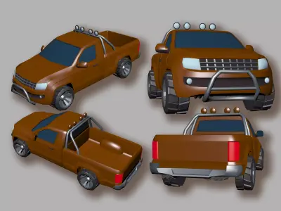 Pickup Hypercasual Low-poly 3D model