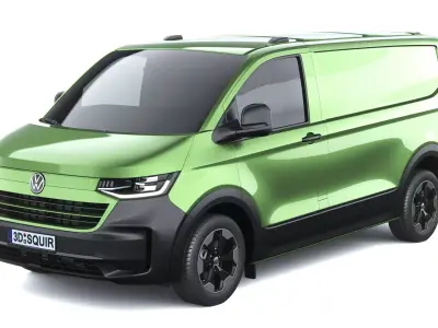 Volkswagen Transporter T7 Panamericana SWB 2025 3D model