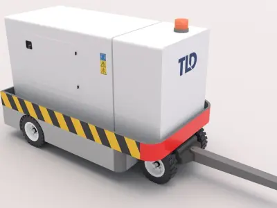 Ground Power Unit Low-poly 3D model