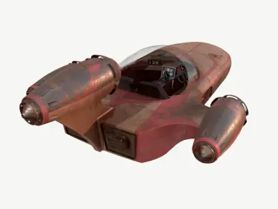 Landspeeder  3D model