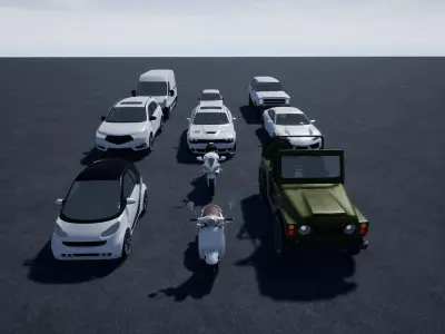 TMPV - Vehicle Props Free low-poly 3D model