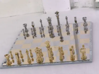 chess borad Free 3D model