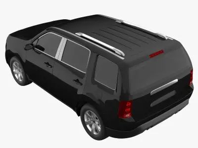 SUV 1 honda pilot 3D model