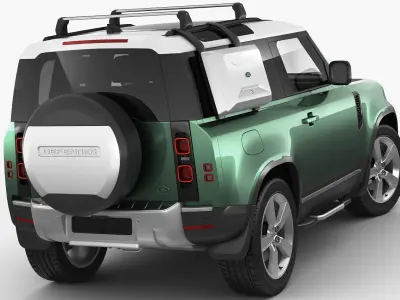 Land Rover Defender 90 2020 3D model