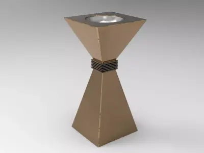 Feqq Plant Pot Low-poly 3D model