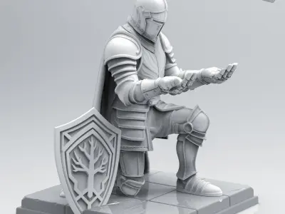 The Legendary Guardians  Pen Holder Collection 3D print model