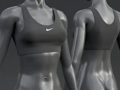 Nike Classic Sports Bra  3D model