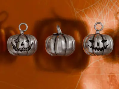 Pumpkin Pendants 3D print model