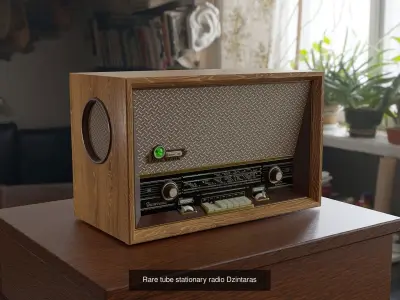 Set of desktop and portable radios 3D Model Collection