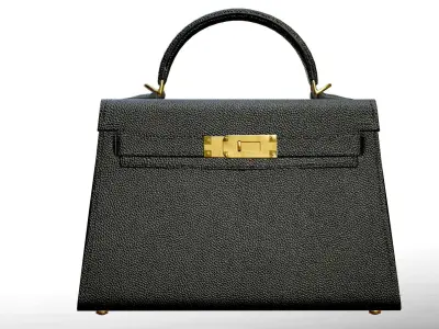 Woman Handbag Low-poly 3D model