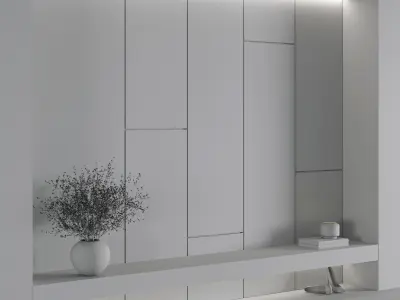 Hallway Furniture 05 3D model