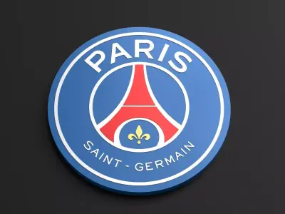 PSG logo badge 01 3D print model