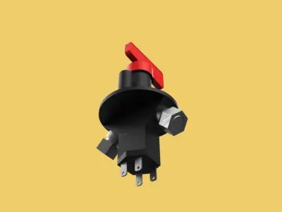 DISCONNECT CUT OFF POWER KILL SWITCH 3D model