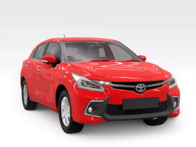 Toyota Glanza 2022 3D model