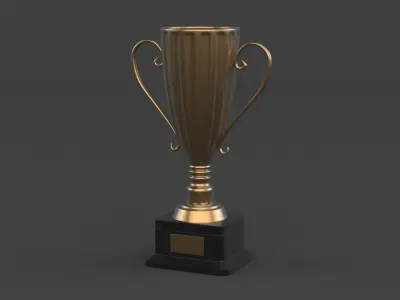 Trophy Cup 3D model 28