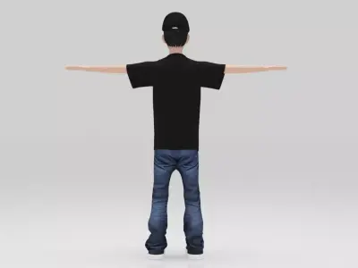 Marques MotoGp Rigged  Low-poly 3D model