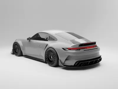 Porsche 911 Rocket 900 R 3D model