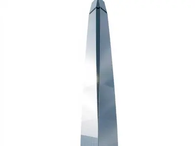 Sleek Glass Obelisk model pack Low-poly 3D model