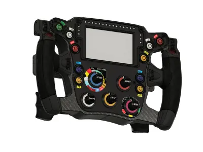 Red Bull F1 Steering Wheel 3D Model - 3D Print for Sim Racing 3D print model