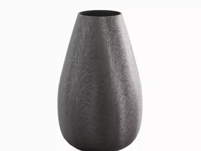 Porcelain Vase C 02 Low-poly 3D model