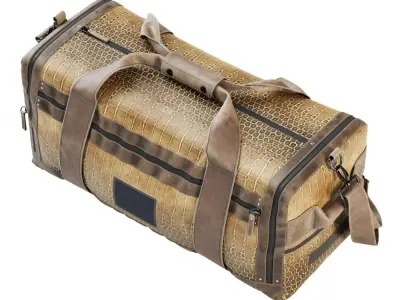 Leather Duffle Bag 3D model