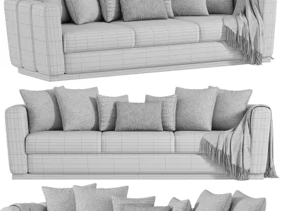 Lora Sofa By Evgor 3D model
