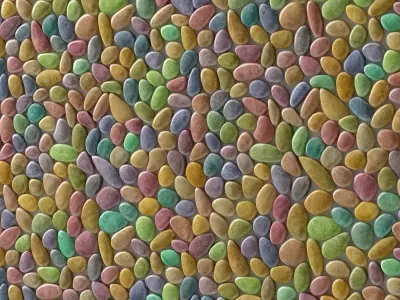 Panel pebble smooth Color Bathroom n2 3D model