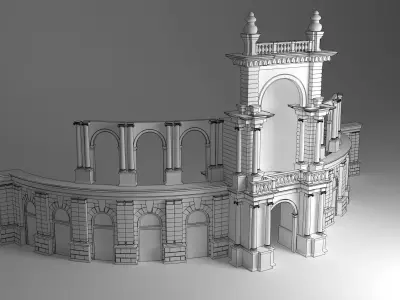 Semperoper Dresden 3D model