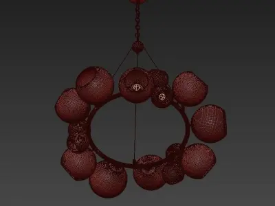 Bubbles Pendant 3D model