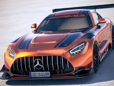 Mercedes AMG GT3 2020 3D model