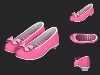Shoes Cartoon 3D model