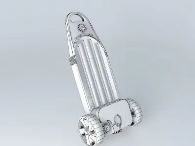 Caravan WASTEHOG manufactured by Aquaroll Free 3D model